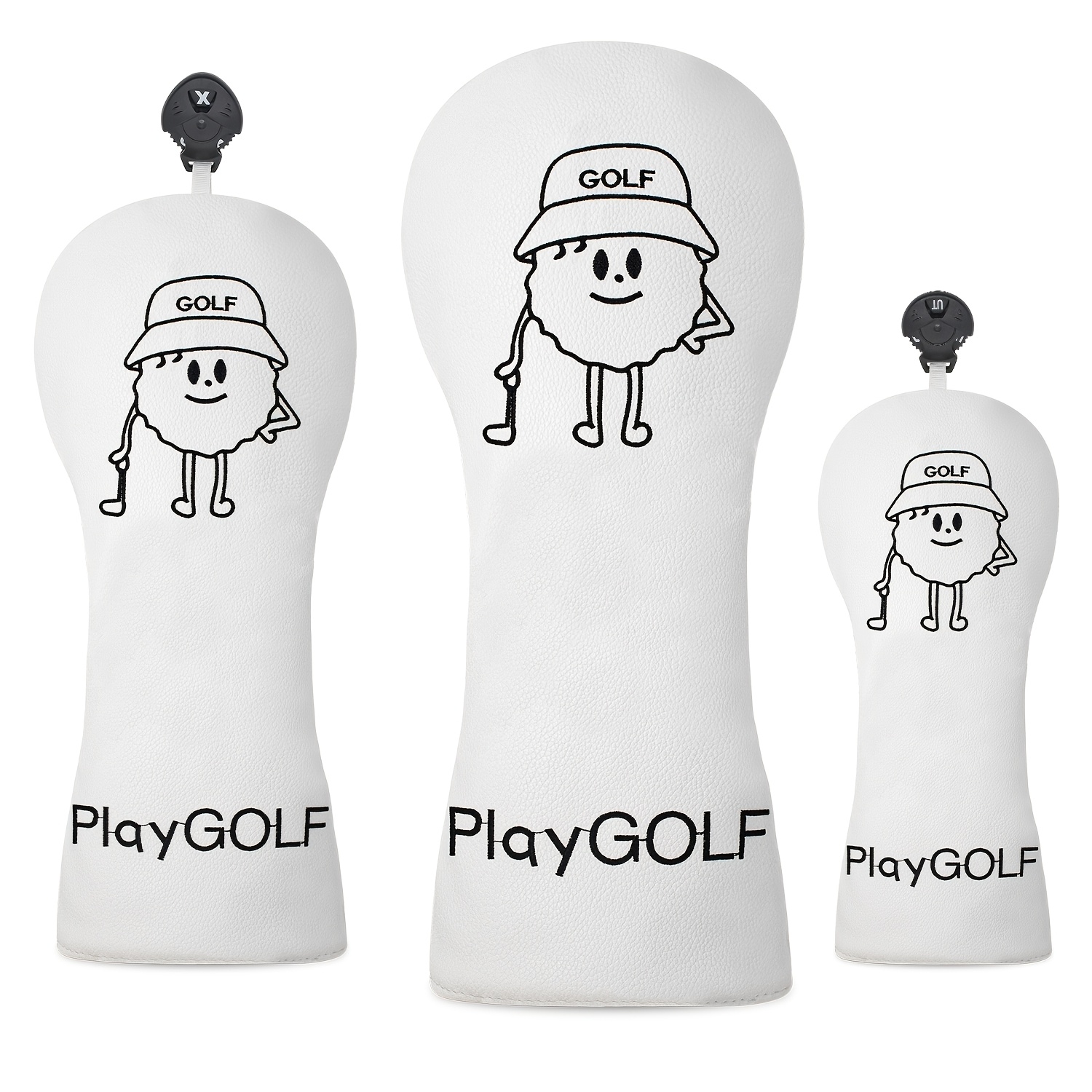 Golf Equipment Rack - أغطية مضارب الجولف بتصميم شخصية عادية
