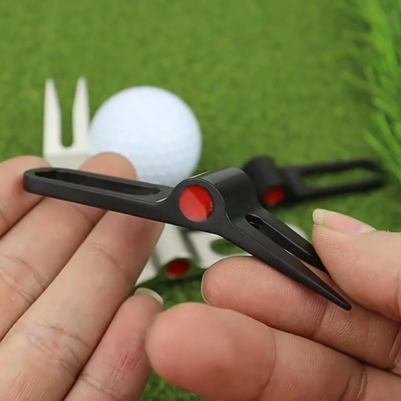 Divot Repair Tool - أداة إصلاح عيوب الملاعب المعدنية للجولف،